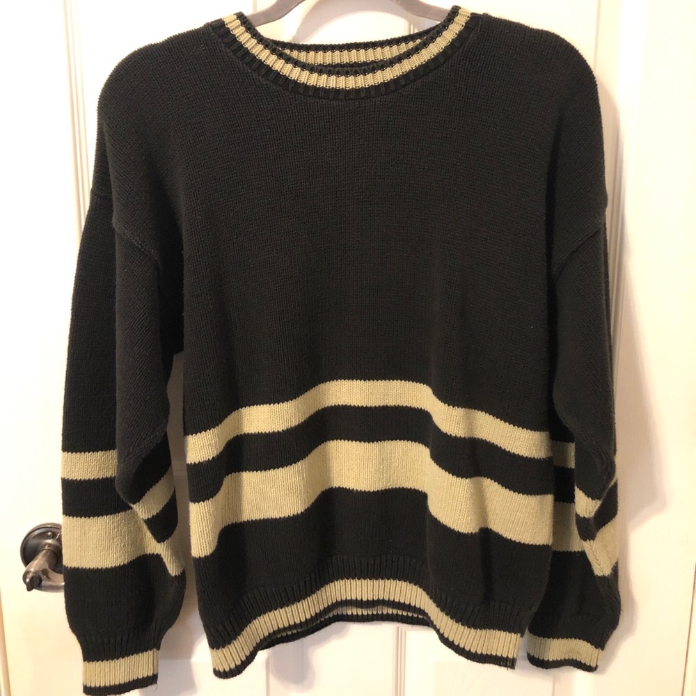 Dockers Black and Grey Sweater